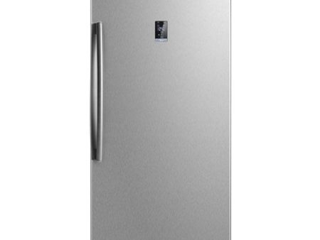 Midea - 17.0 CF Upright Freezer, Convertible - Stainless - WHS-625FWESS1 Fashion