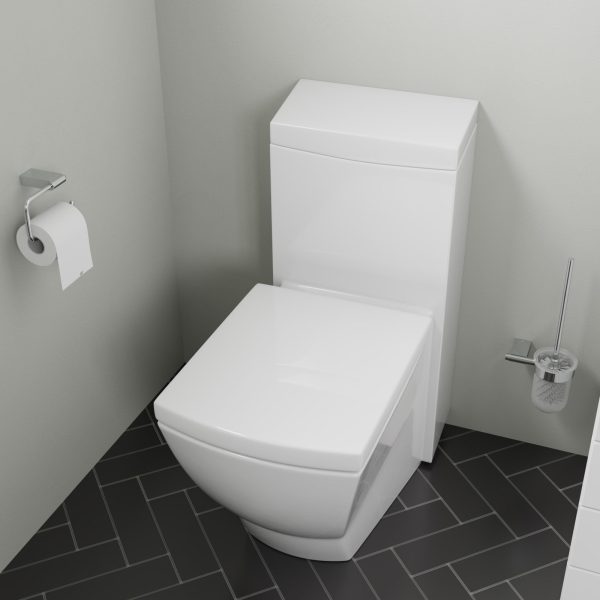 EAGO - ONE PIECE HIGH EFFICIENCY LOW FLUSH ECO-FRIENDLY CERAMIC TOILET | TB336 on Sale