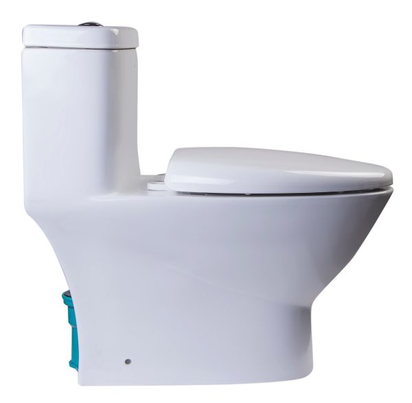 EAGO - MODERN DUAL FLUSH ONE PIECE ECO-FRIENDLY HIGH EFFICIENCY LOW FLUSH CERAMIC TOILET | TB346 For Cheap