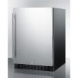 Summit - 24  Wide Outdoor All-Refrigerator | Outdoor Rated | Stainless Steel | [SPR627OS] on Sale