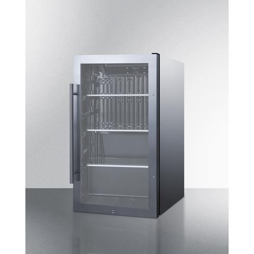 Summit | Shallow Depth Indoor Outdoor Beverage Cooler | SPR488BOSCSS Online now