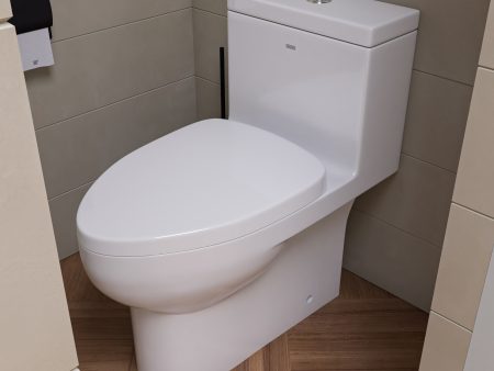 EAGO - DUAL FLUSH ONE PIECE ECO-FRIENDLY HIGH EFFICIENCY LOW FLUSH CERAMIC TOILET | TB359 For Discount