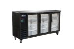 IKON  - Commercial - 73  Three Section Back Bar Cooler with Glass Door, 17.26 cu. ft. - IBB73-3G-24 Online Sale