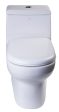 EAGO - DUAL FLUSH ONE PIECE ECO-FRIENDLY HIGH EFFICIENCY LOW FLUSH CERAMIC TOILET | TB351 Sale