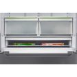 Midea - 23 CF Stainless Counter-Depth 4-Door French Door - MRQ23B4AST Online now