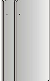 36  Stainless Steel Refrigerator Doors for 80  (2 pcs) without handles - Stainless | 9900337 For Discount