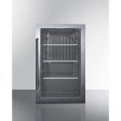 Summit | Shallow Depth Indoor Outdoor Beverage Cooler | SPR488BOSCSS Online now