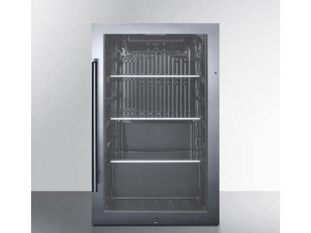 Summit | Shallow Depth Indoor Outdoor Beverage Cooler | SPR488BOSCSS Online now