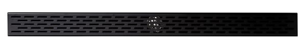 ALFI Brand - 36  Black Matte Stainless Steel Linear Shower Drain with Groove Holes | ABLD36C-BM For Cheap