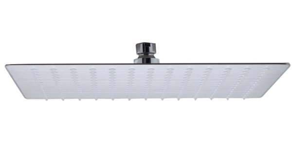 ALFI Brand - Solid Brushed Stainless Steel 12  Square Ultra Thin Rain Shower Head | RAIN12S-BSS Cheap