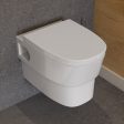 EAGO - Round Modern Wall Mount Dual Flush Toilet Bowl | WD332 Supply