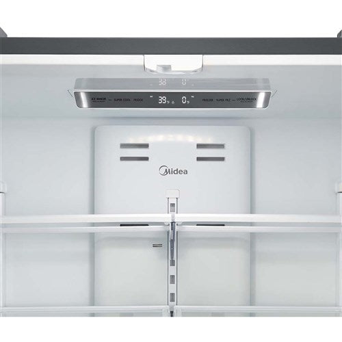 Midea - 23 CF Stainless Counter-Depth 4-Door French Door - MRQ23B4AST Online now