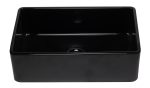 ALFI Brand - 33 inch Black Reversible Single Fireclay Farmhouse Kitchen Sink | AB3320SB-BG For Sale