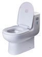 EAGO - DUAL FLUSH ONE PIECE ECO-FRIENDLY HIGH EFFICIENCY LOW FLUSH CERAMIC TOILET | TB351 Sale