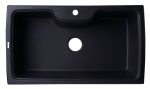 ALFI Brand - Black 35  Drop-In Single Bowl Granite Composite Kitchen Sink | AB3520DI-BLA Fashion