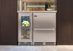 Perlick - 15  Signature Series Indoor Refrigerator with stainless steel glass door,  - HP15RS-4 For Sale