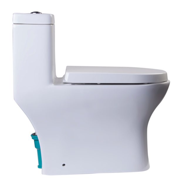 EAGO - DUAL FLUSH ONE PIECE ECO-FRIENDLY HIGH EFFICIENCY LOW FLUSH CERAMIC TOILET | TB353 Hot on Sale