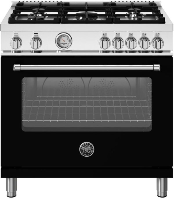 Bertazzoni | 36  Master Series range - Gas oven - 5 aluminum burners | MAS365GASNEV Online now