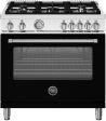 Bertazzoni | 36  Master Series range - Gas oven - 5 aluminum burners | MAS365GASNEV Online now