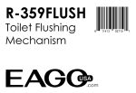 EAGO - Replacement Toilet Flushing Mechanism for TB359 | R-359FLUSH Online Sale