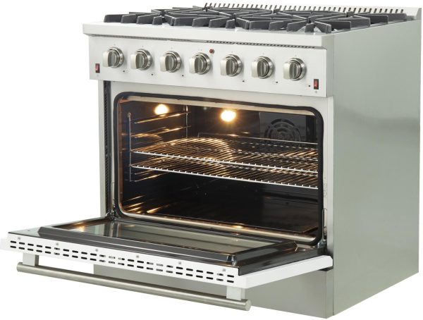 FORNO - Galiano 36  48  Professional Freestanding Gas Dual Fuel Range | 6-8 Italian Sealed Burner | White, Blue, Red, Black Door Color | FFSGS6244 & FFSGS6156 on Sale