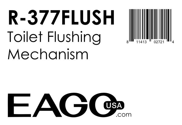 EAGO - Replacement Toilet Flushing Mechanism for TB377 | R-377FLUSH Online now