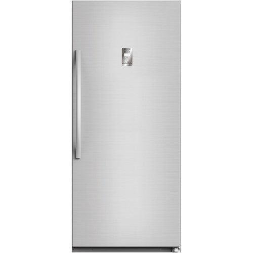 Midea - 13.8 CF Upright Freezer, Convertible - Stainless - WHS-507FWESS1 Online Hot Sale