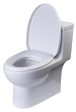 EAGO - DUAL FLUSH ONE PIECE ECO-FRIENDLY HIGH EFFICIENCY LOW FLUSH CERAMIC TOILET | TB359 For Discount