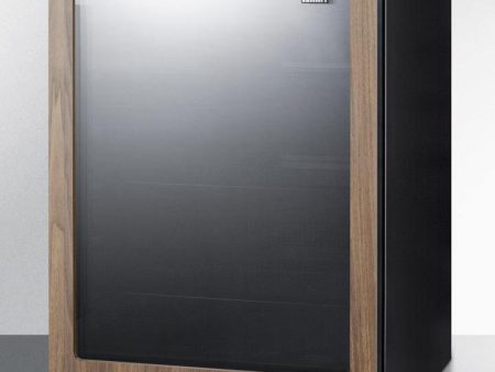 Summit - 24 in. W 5 cu. ft. Mini Refrigerator in Walnut without Freezer, ADA | [AL57GWP1] Online