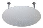 ALFI Brand - 24  Round Polished Solid Stainless Steel Ultra Thin Rain Shower Head | RAIN24R-PSS For Cheap