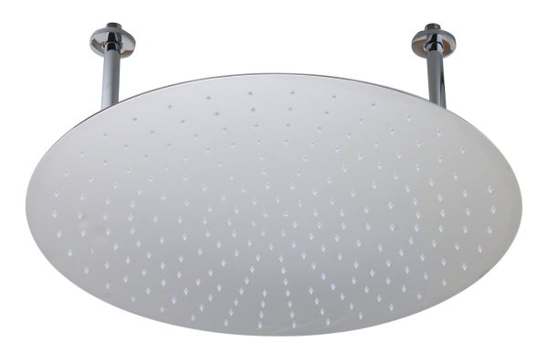 ALFI Brand - 24  Round Polished Solid Stainless Steel Ultra Thin Rain Shower Head | RAIN24R-PSS For Cheap