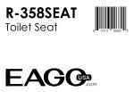 EAGO - Replacement Soft Closing Toilet Seat for TB358 | R-358SEAT Online Hot Sale