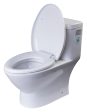 EAGO - MODERN DUAL FLUSH ONE PIECE ECO-FRIENDLY HIGH EFFICIENCY LOW FLUSH CERAMIC TOILET | TB346 For Cheap