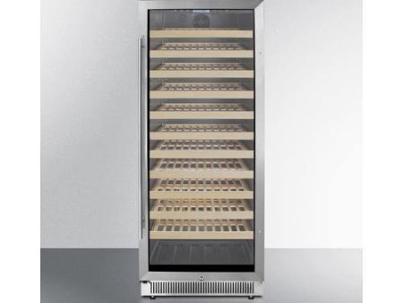 Summit 24  Wide Single Zone - 127 Bottle Wine Cellar | Built in or Free Standing | SWC1127B Hot on Sale