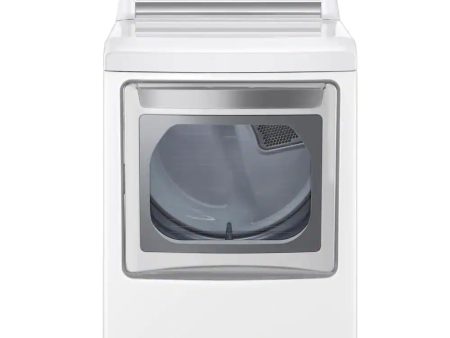 LG - 7.3 CF Ultra Large High Efficiency Gas Steam Dryer, EasyLoad Door, WiFi | DLGX7901WE Discount