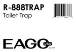 EAGO - Replacement Toilet Trap TB222 TB309 TB340 TB133 TB346 TB359 | R-888TRAP on Sale