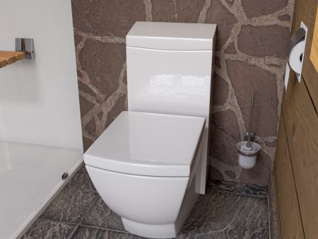 EAGO - ONE PIECE HIGH EFFICIENCY LOW FLUSH ECO-FRIENDLY CERAMIC TOILET | TB336 on Sale