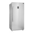 FORNO - Rizzuto Refrigerator and Freezer (two in one) 60  Wide with 27.6 cu.ft.  Total Storage  w  decorative grill allowing ventilation Supply