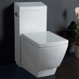 EAGO - ONE PIECE HIGH EFFICIENCY LOW FLUSH ECO-FRIENDLY CERAMIC TOILET | TB336 on Sale