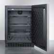 Summit | 24 Inch Outdoor Undercounter Refrigerator with Adjustable Glass Shelves, Digital Thermostat, Door Lock, Internal Fan, LED Lighting, 4.6 cu. ft. Capacity, Commercially Approved and ENERGY STAR | SPR627OSCSSHH Cheap