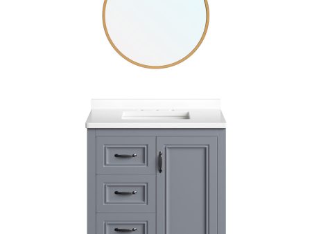 Hanover Bathroom Vanities HANVN0104 31 0GR Online Hot Sale